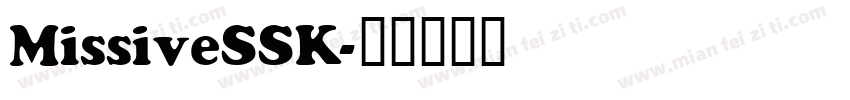 MissiveSSK字体转换