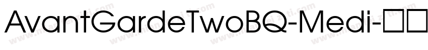 AvantGardeTwoBQ-Medi字体转换