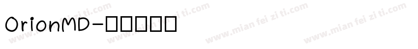 OrionMD字体转换