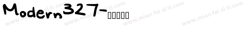 Modern327字体转换