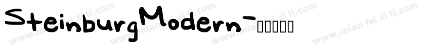 SteinburgModern字体转换