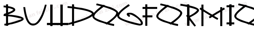 BulldogForMio-Regula字体转换