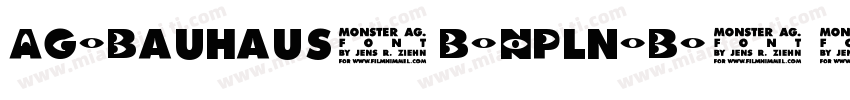 AG-Bauhaus_B-NPln-B字体转换