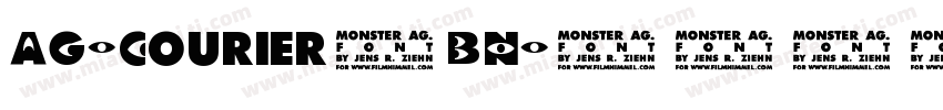 AG-Courier_BN字体转换