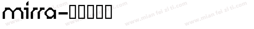 mirra字体转换
