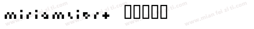 miriamlibre字体转换