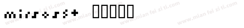 mirsosft字体转换