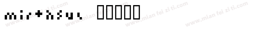 mirthful字体转换