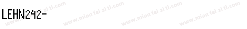 LEHN242字体转换
