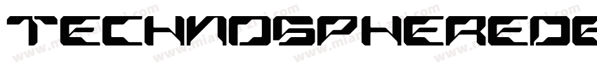TechnoSphereDemo字体转换