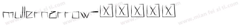 mullernarrow字体转换