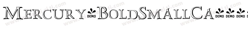 Mercury-BoldSmallCa字体转换