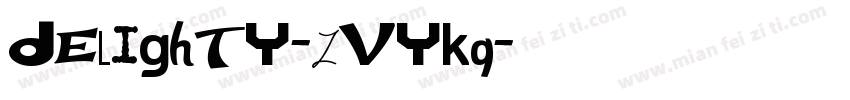 Delighty-ZVyKq字体转换