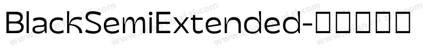 BlackSemiExtended字体转换