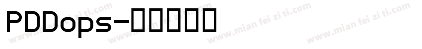 PDDops字体转换