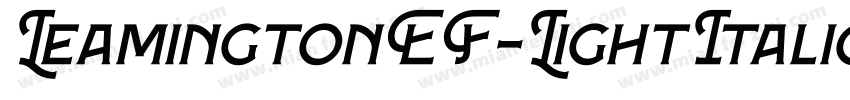 LeamingtonEF-LightItalic字体转换