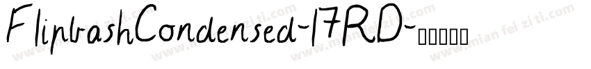 FlipbashCondensed-l7RD字体转换