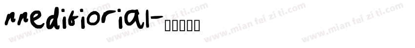 ppeditiorial字体转换