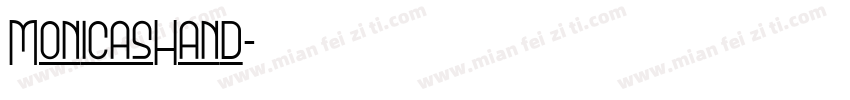 MonicasHand字体转换