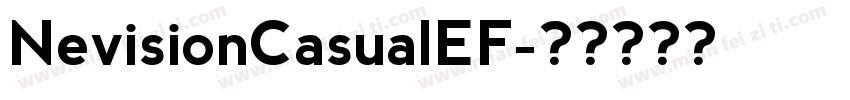 NevisionCasualEF字体转换