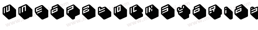 UngapBlocksVariable字体转换