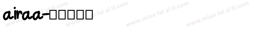 airaa字体转换