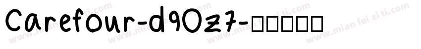 Carefour-d9Oz7字体转换
