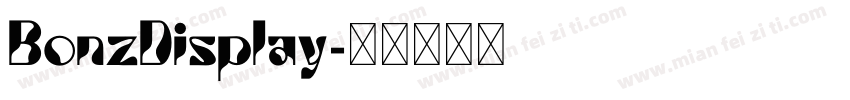 BonzDisplay字体转换
