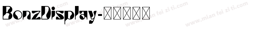 BonzDisplay字体转换
