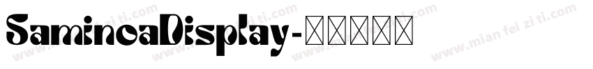 SaminoaDisplay字体转换