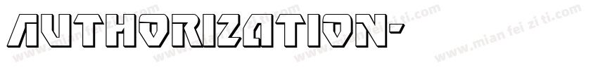 Authorization字体转换