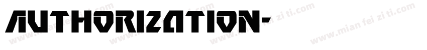 Authorization字体转换