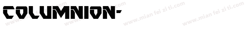 Columnion字体转换