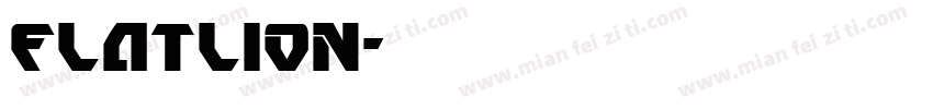 flatlion字体转换