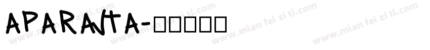 aparajta字体转换