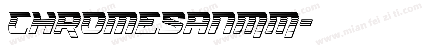 ChromeSanMM字体转换