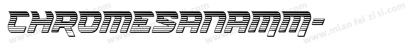 ChromeSanaMM字体转换