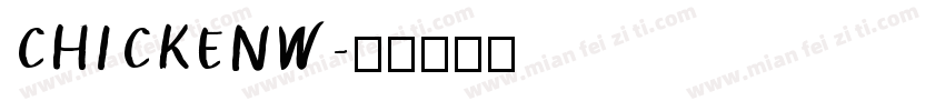 CHICKENW字体转换