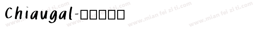 Chiaugal字体转换