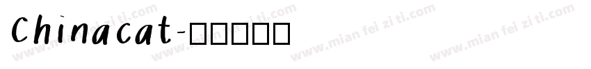 Chinacat字体转换