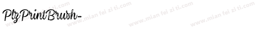 PlzPrintBrush字体转换