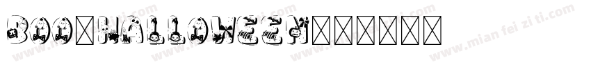 Boo!Halloween字体转换