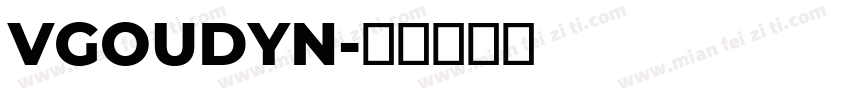 VGOUDYN字体转换