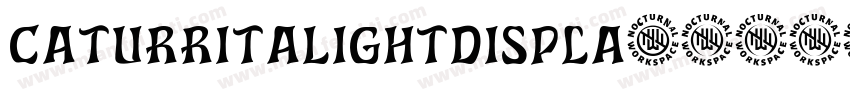 CaturritaLightDispla字体转换