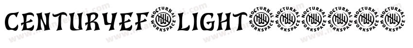 CenturyEF-Light字体转换