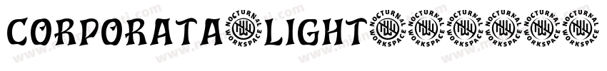 Corporata-Light字体转换
