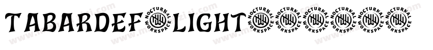 TabardEF-Light字体转换