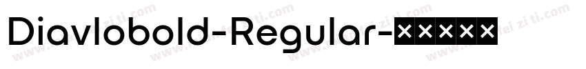 Diavlobold-Regular字体转换