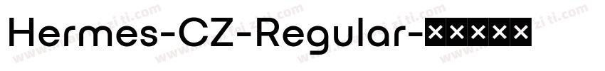 Hermes-CZ-Regular字体转换