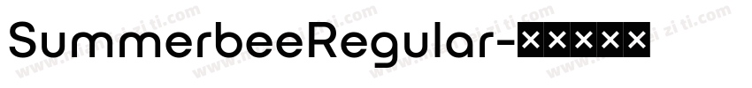 SummerbeeRegular字体转换